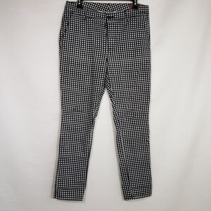 ASOS Gingham Black and White Dress Pants with Classic Check Pattern